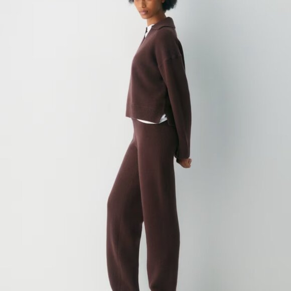 NWT Aritzia TNA ANALOG Polo Sweater S - Picture 2 of 5